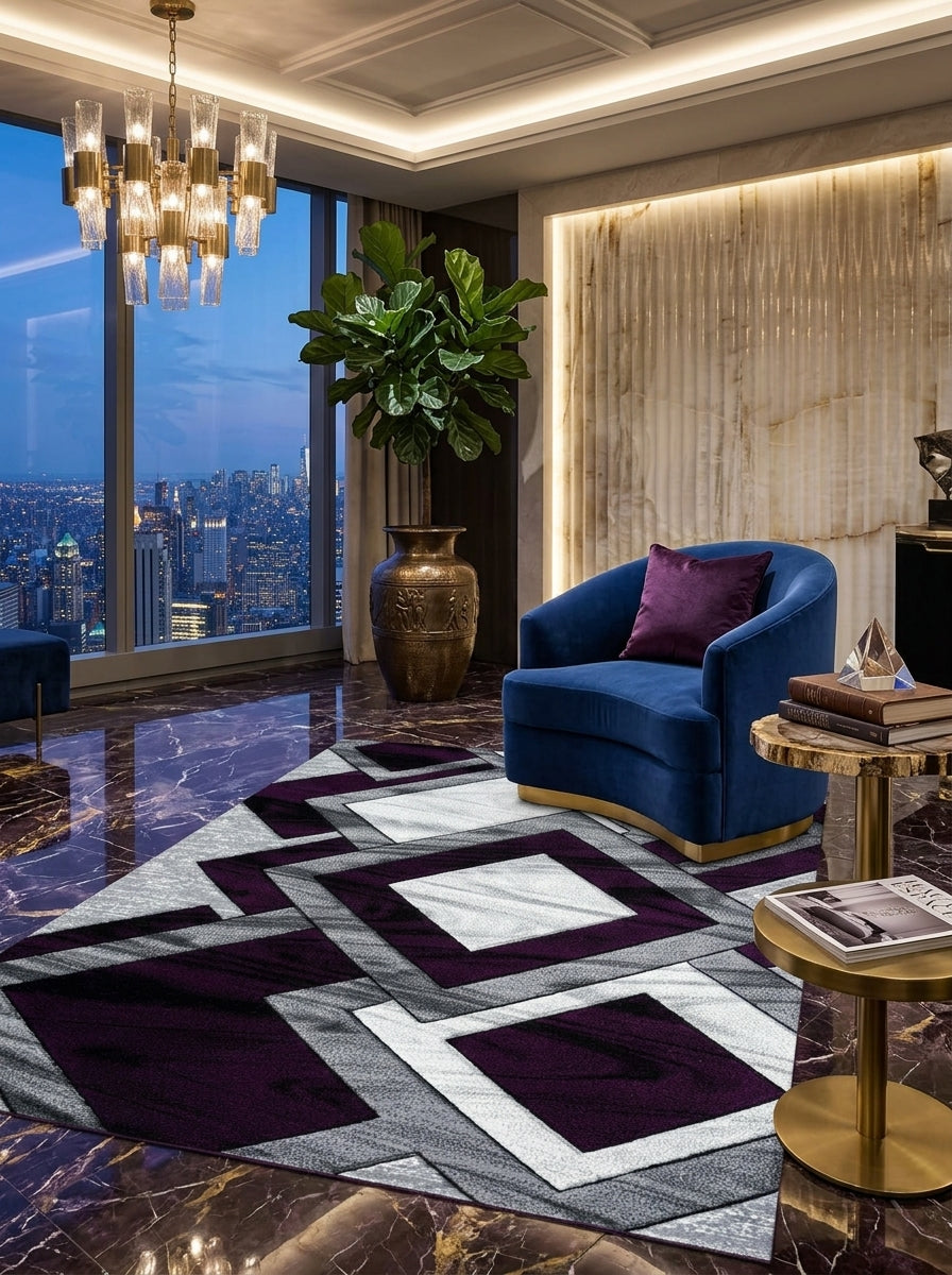 Modern Living Room Rug – Contemporary Indoor Design