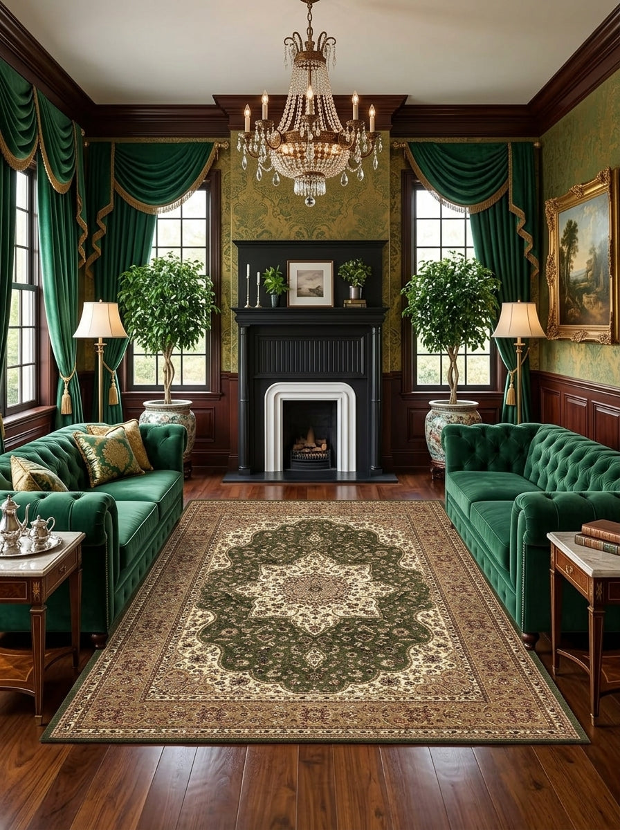 Traditional Pattern Rug – Kitchen & Hallway Style
