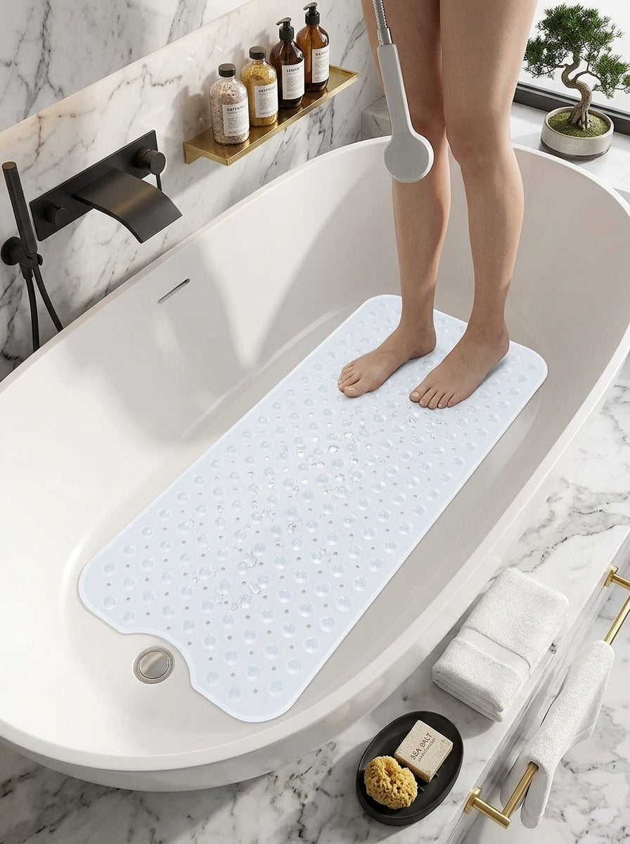 Extra Large Rubber Bath Mat – Non-Slip Shower Mat
