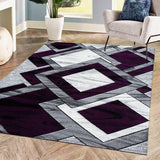 Dazzling Abstract Rug – Modern Living Room Style