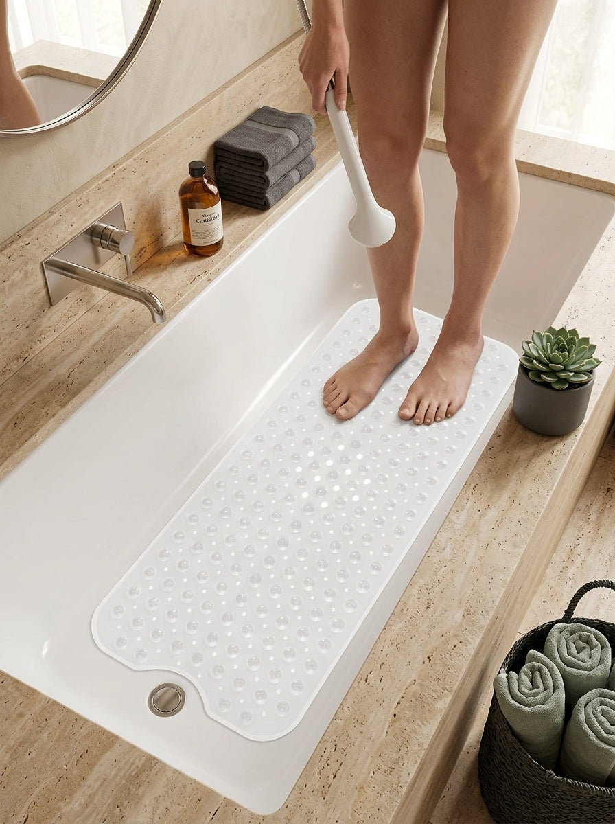 Extra Large Rubber Bath Mat – Non-Slip Shower Mat