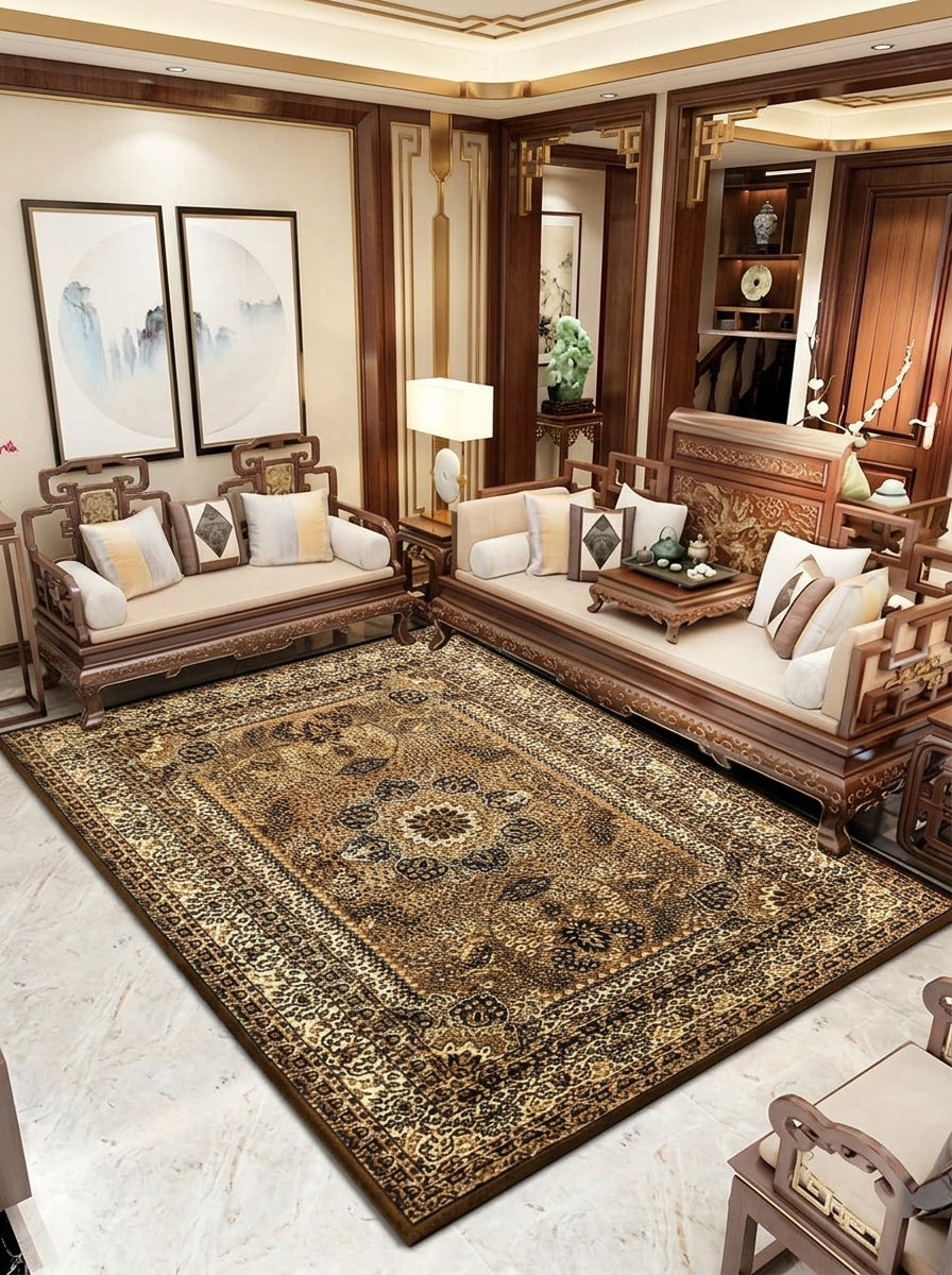 Large Traditional Bedroom Rug – Classic Area Carpet