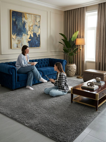 Soft Fluffy Shaggy Rug – Bedroom & Living Room
