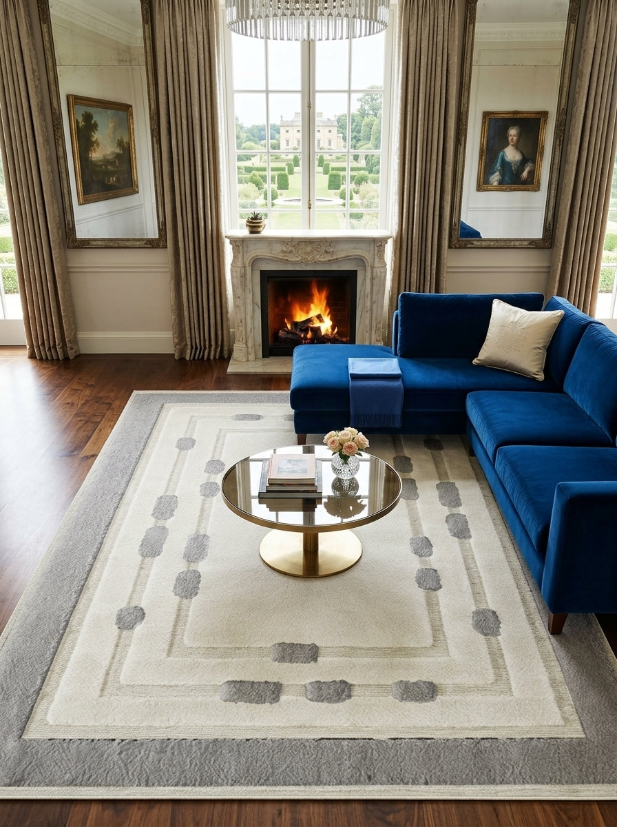 Modern Non-Slip Indoor Rug – Living Room & Bedroom