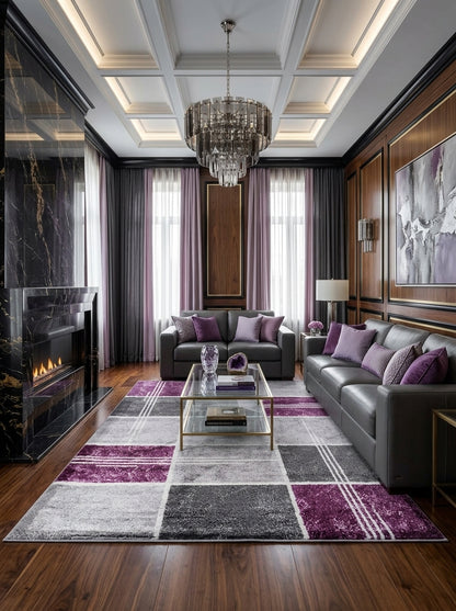 Large Modern Rug – Living Room & Bedroom Carpet