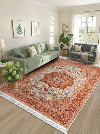 Traditional Living Room Rug – Classic Patterned Design