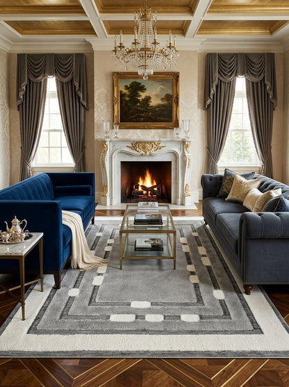 Modern Non-Slip Indoor Rug – Living Room & Bedroom