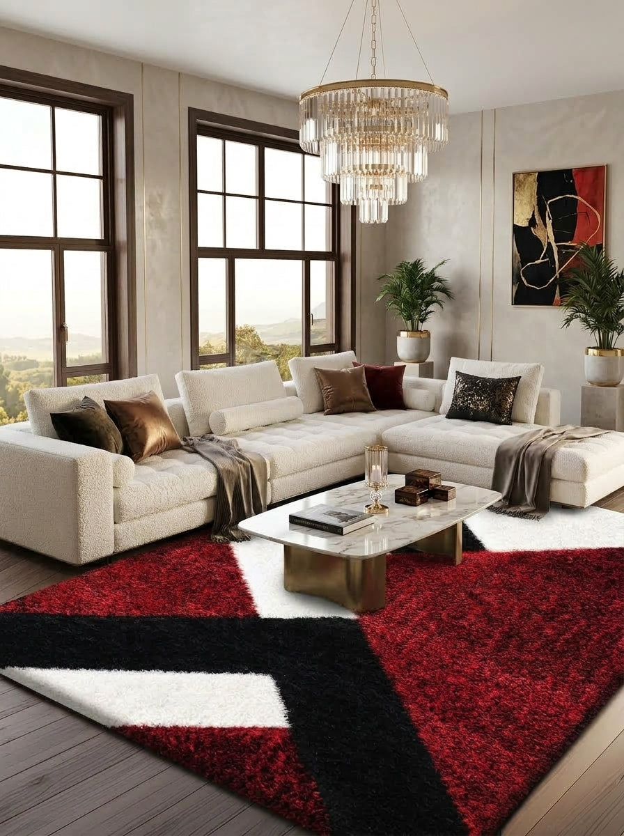 Pona Nova Deep Pile Shaggy Rug – Soft Area Carpet