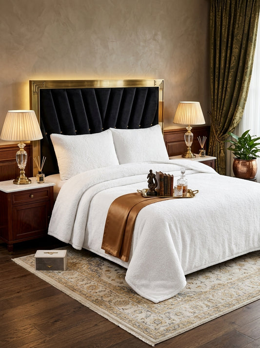 Soft Velvet Duvet Cover Set – 3 Piece Bedding