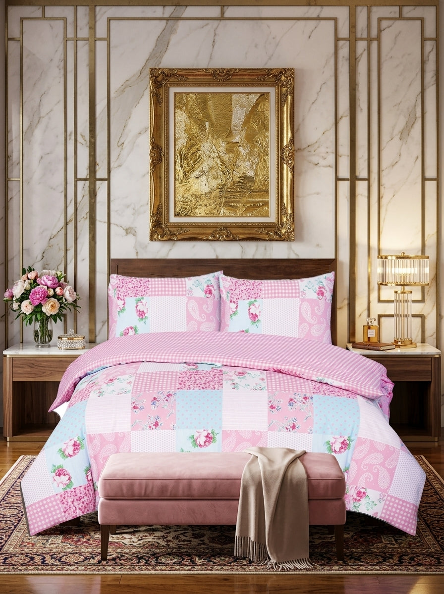 Floral Duvet Cover Set – Rich Cotton Bedding