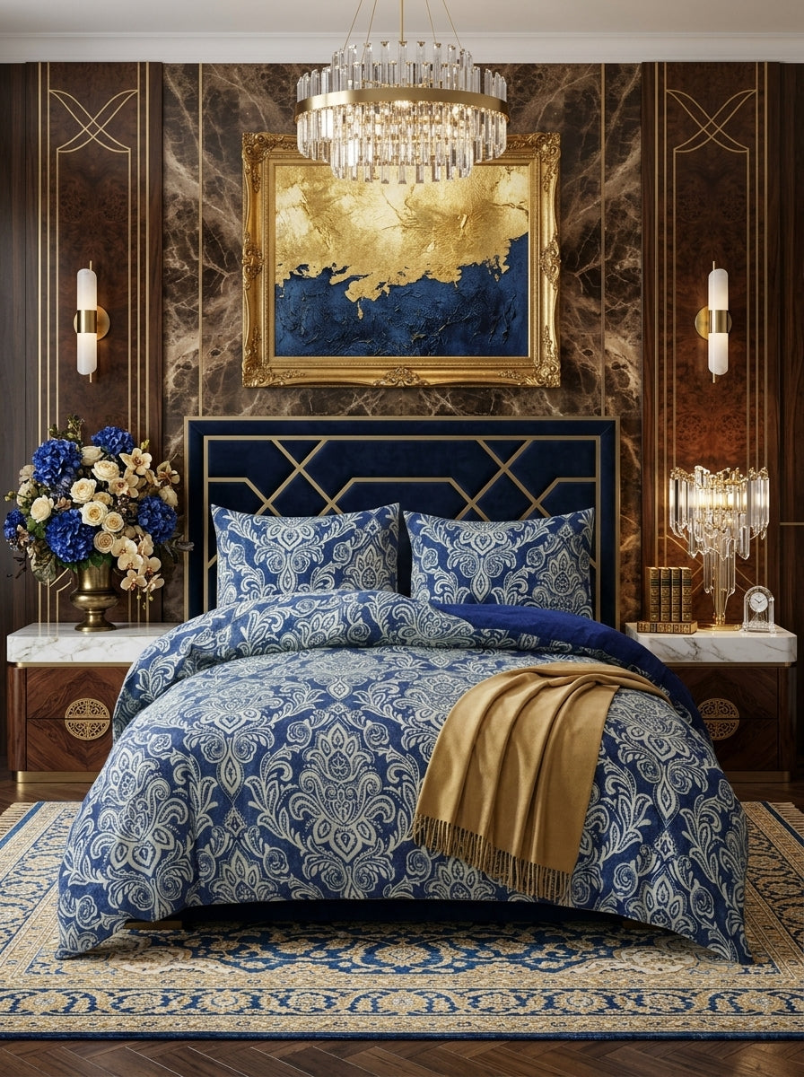Floral Duvet Cover Set – Rich Cotton Bedding
