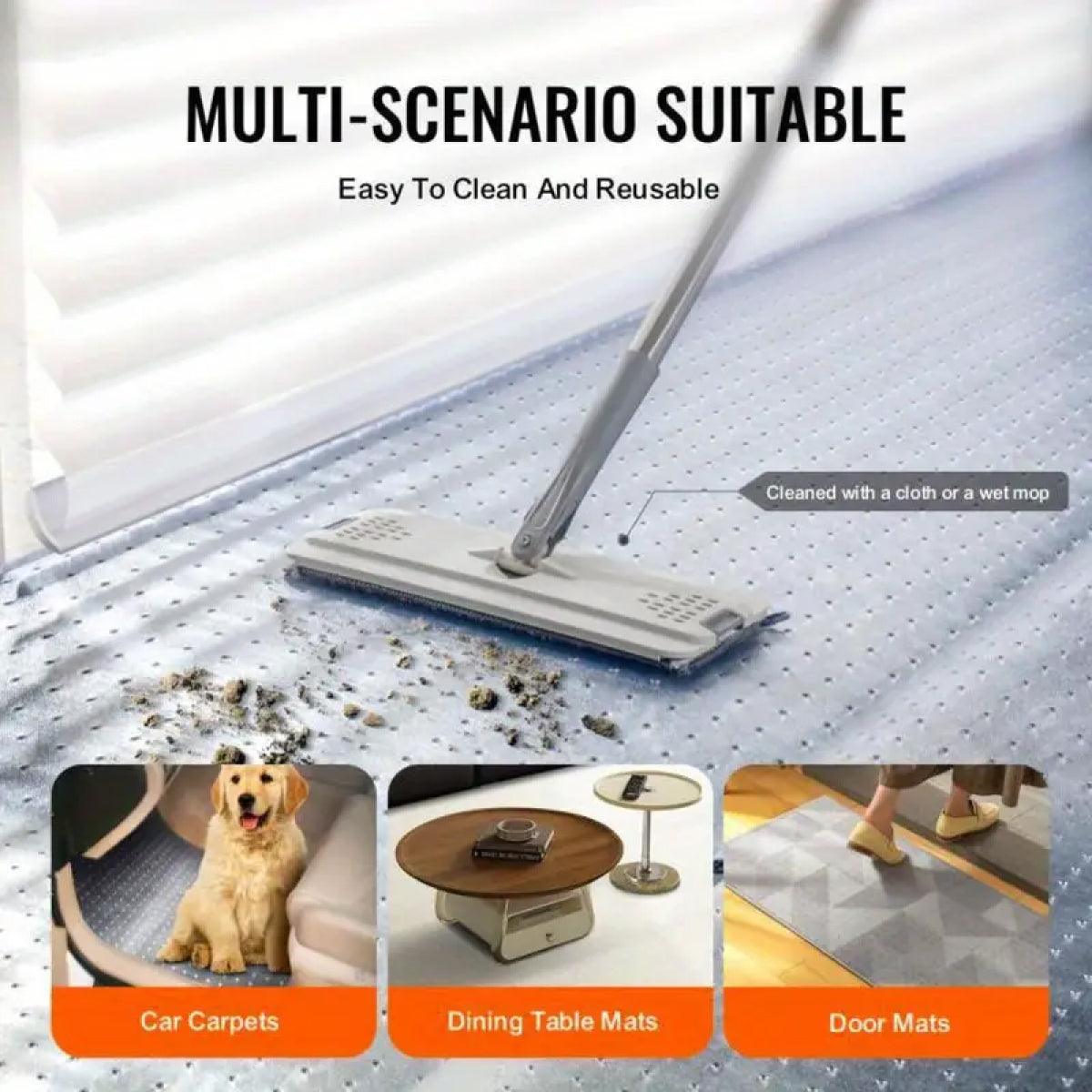 Clear Carpet Protector Roll – Transparent Floor Mat