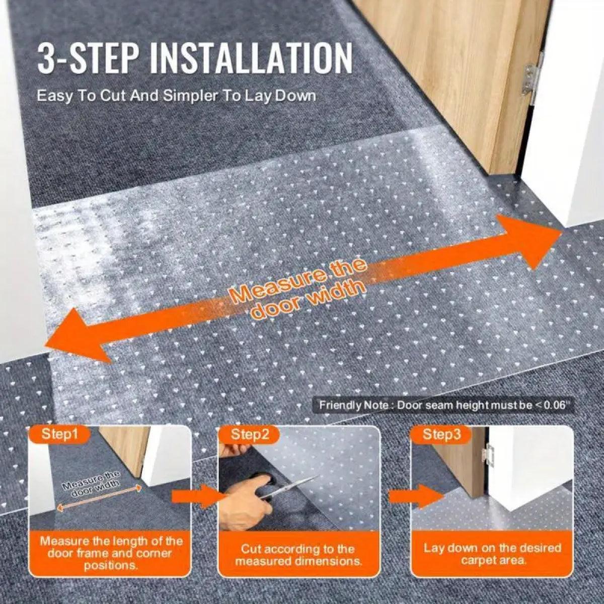 Clear Carpet Protector Roll – Transparent Floor Mat