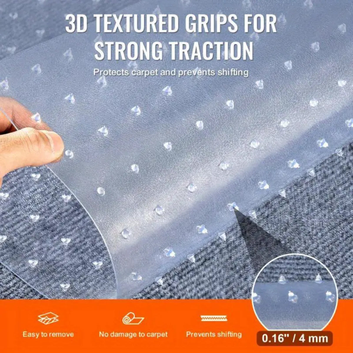 Clear Carpet Protector Roll – Transparent Floor Mat