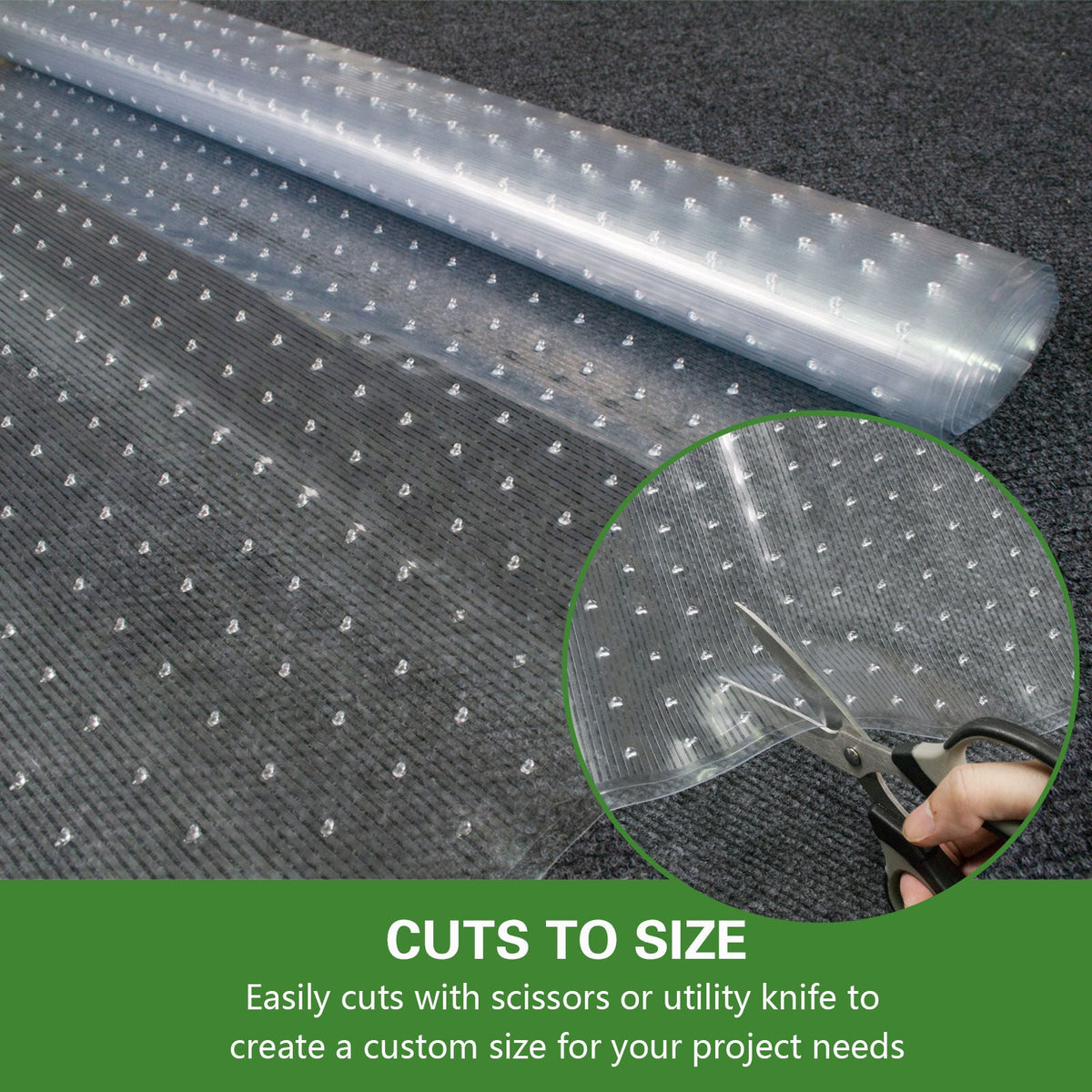 Clear Carpet Protector Roll – Transparent Floor Mat