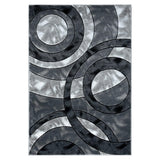 Retro Abstract Rug – Contemporary Living Room Carpet