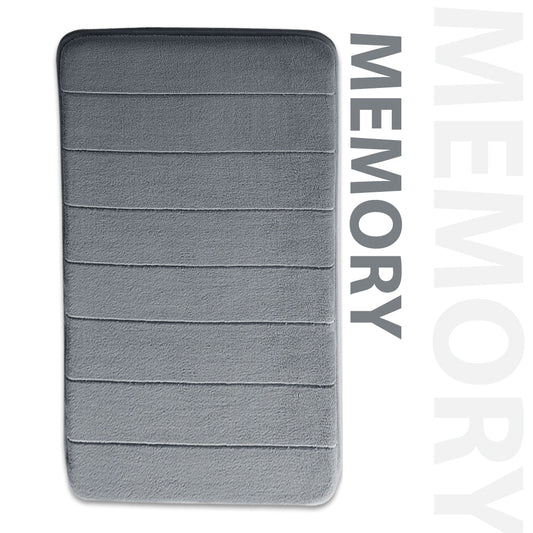 Absorbent Non-Slip Bath Mat & Pedestal Mat Set