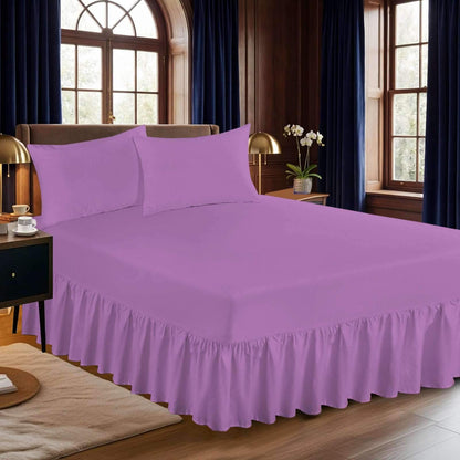 Extra Deep Fitted Valance Sheet – Soft, Elasticated Fit