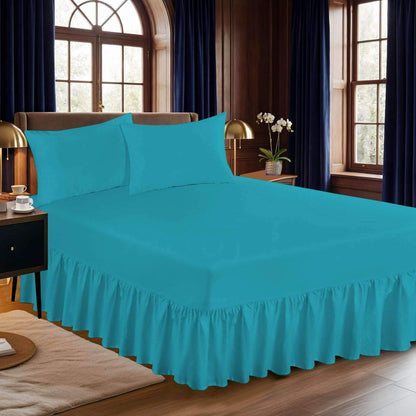 Extra Deep Fitted Valance Sheet – Soft, Elasticated Fit