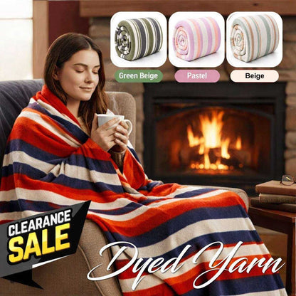 Reversible Dyed Yarn Throw – Sofa & Bed Blanket