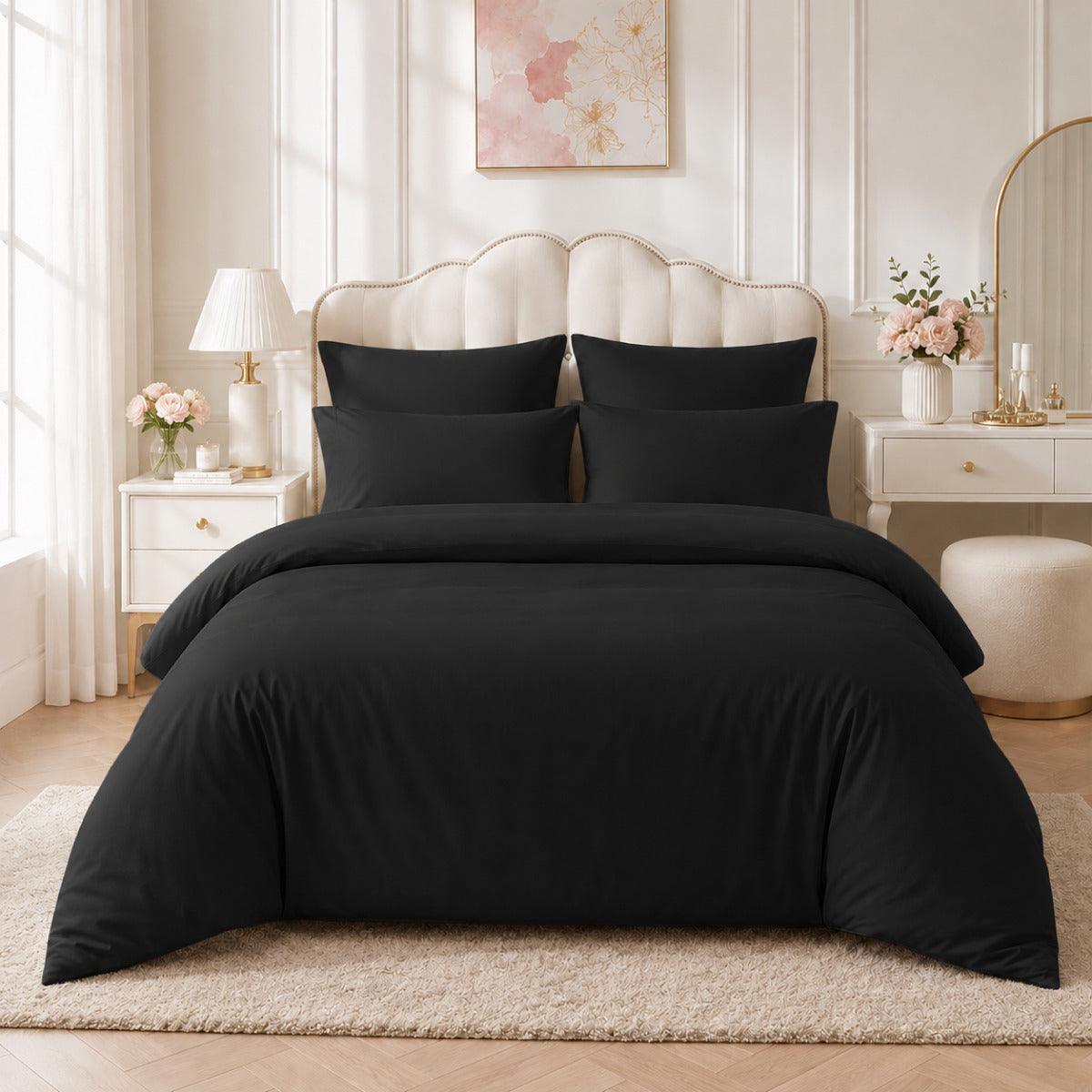 Plain Reversible Bedding Set - Sea Green