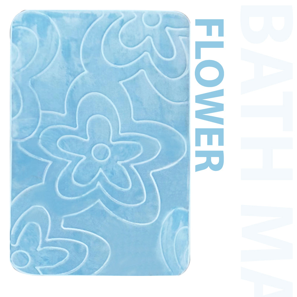 Soft Absorbent Bath Mat – Mat & Pedestal Options