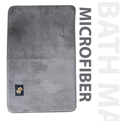 Microfibre Non-Slip Bath Mat – Bathroom Floor Rug